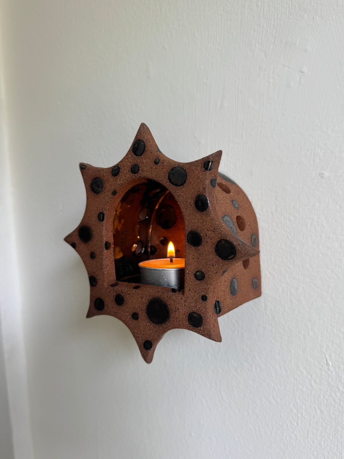 Metallic Polka Dot Star