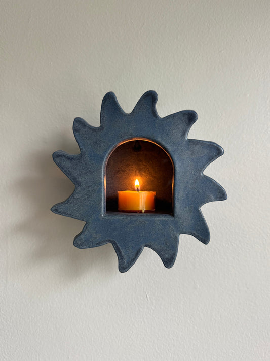 Denim Sun Sconce