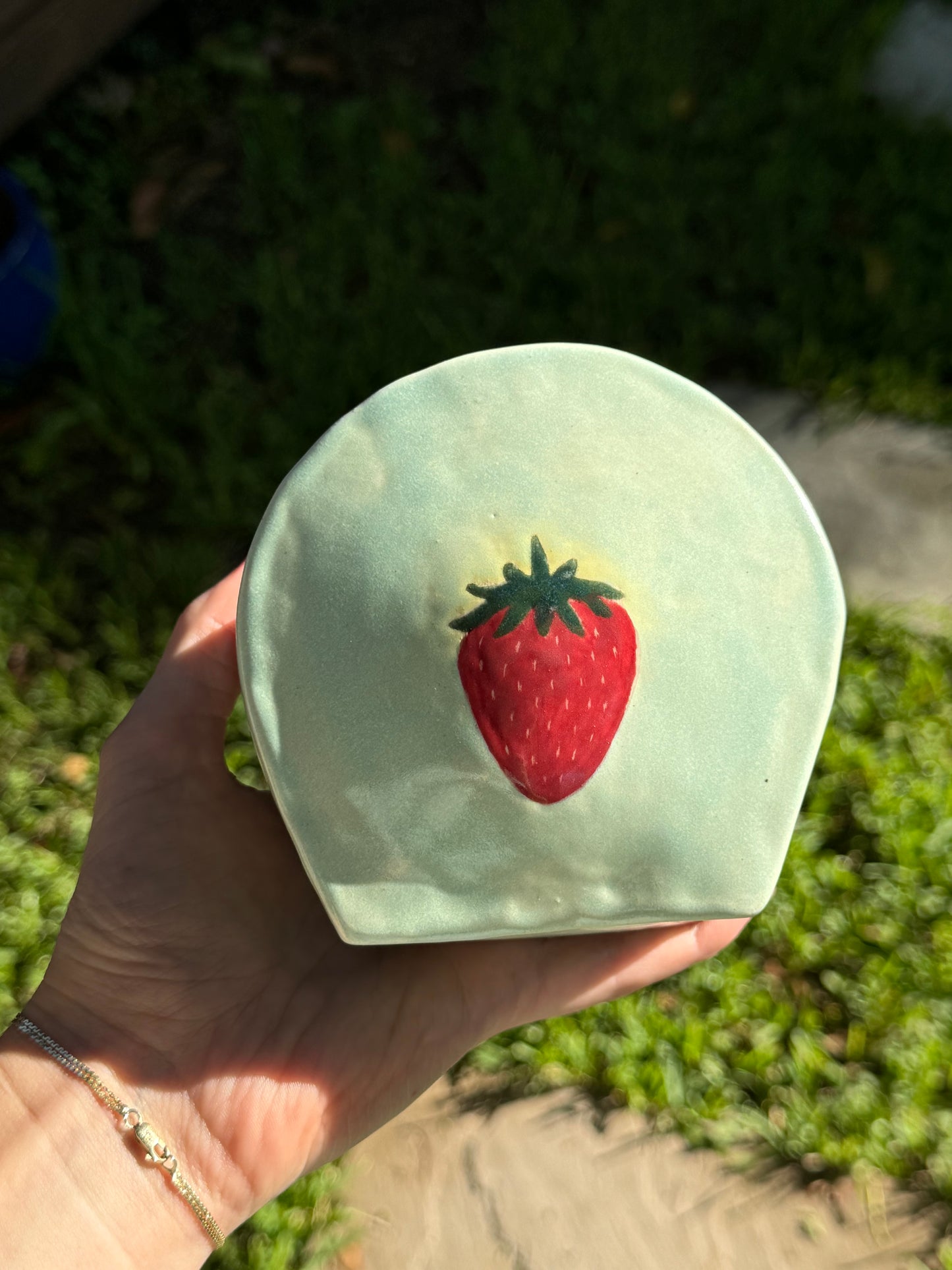 Strawberry Tea Light Sconce