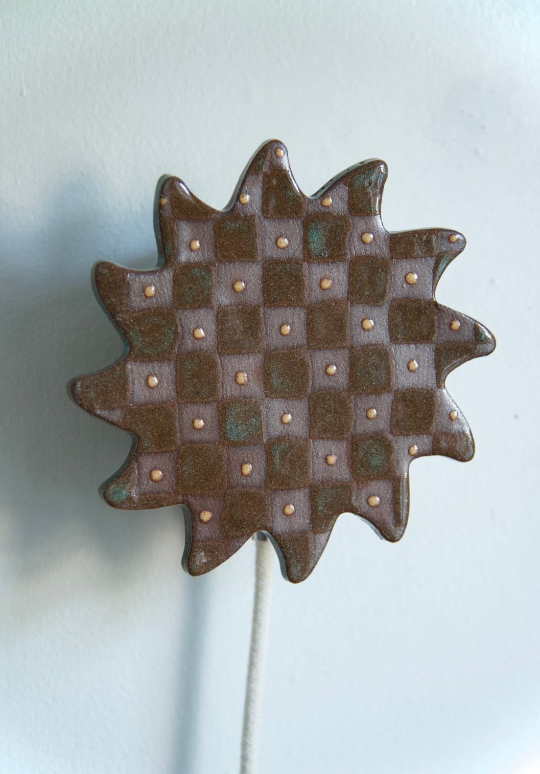 Checkerboard Sun Sconce