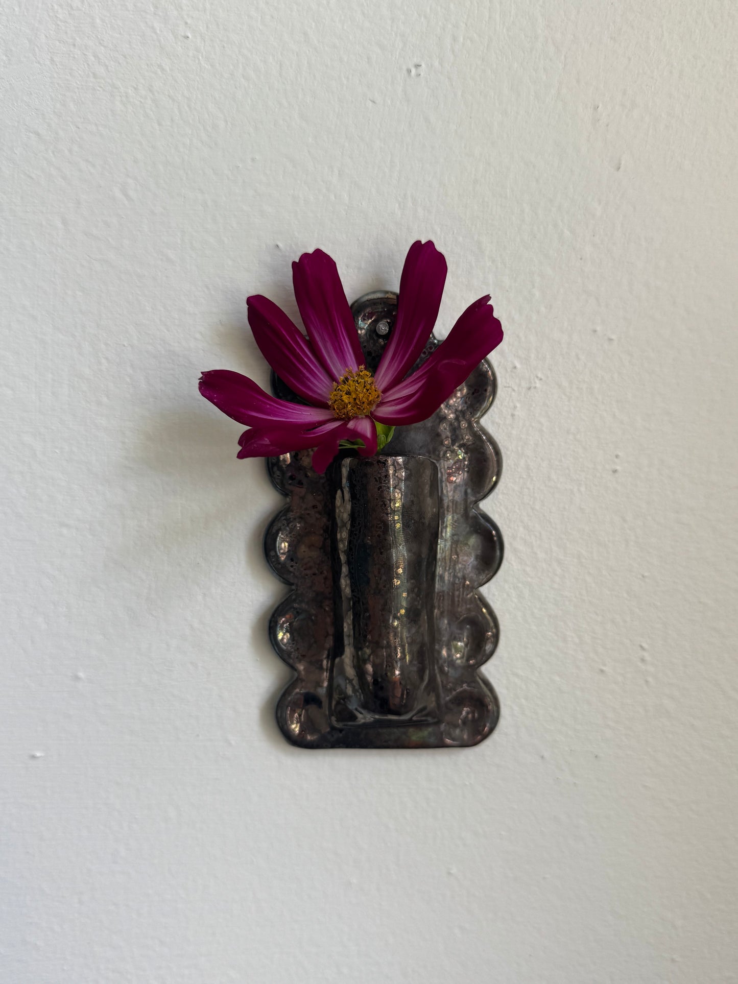 Scalloped Wall Vase