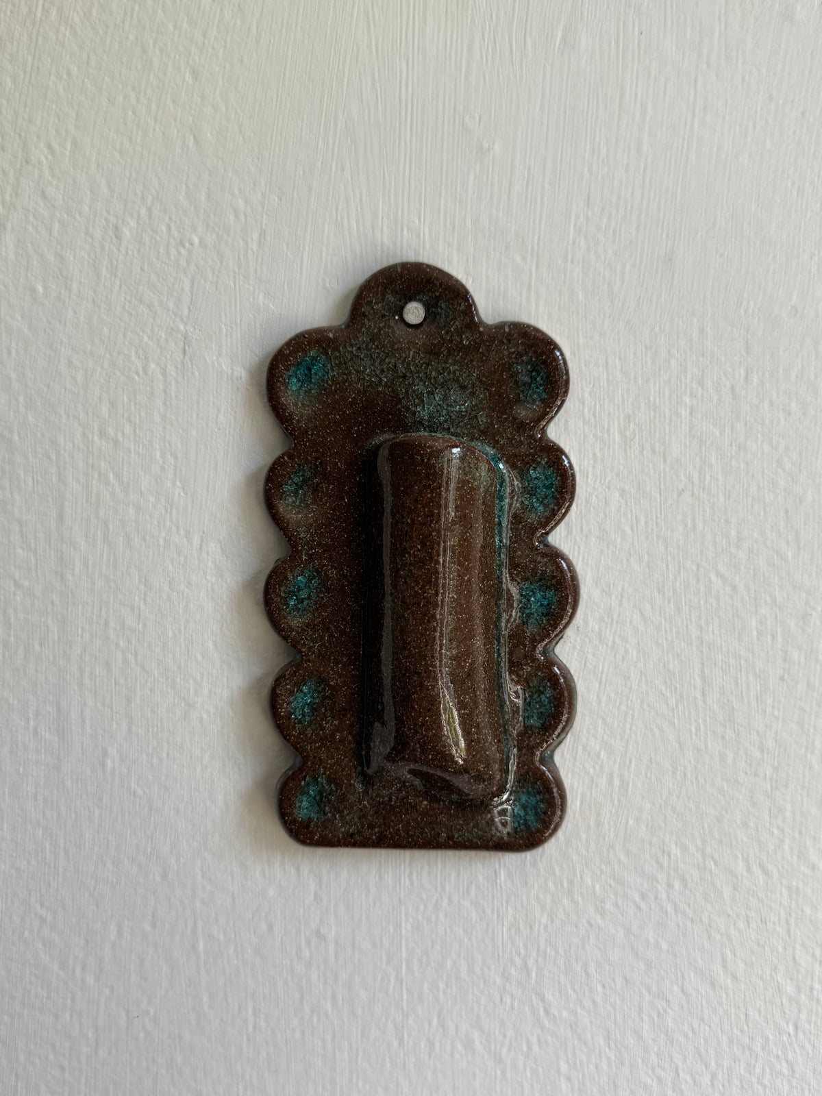 Scalloped Wall Vase