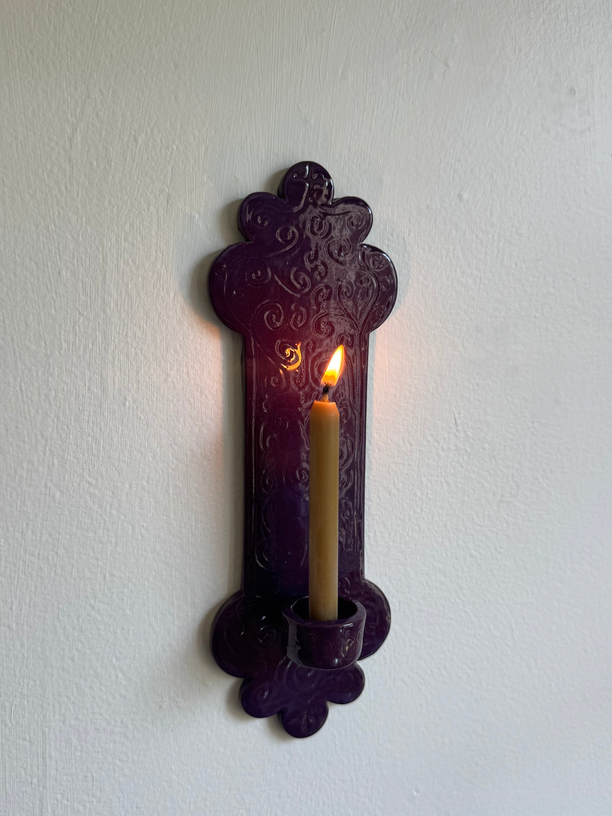 Plum Whimsical Rae Sconce