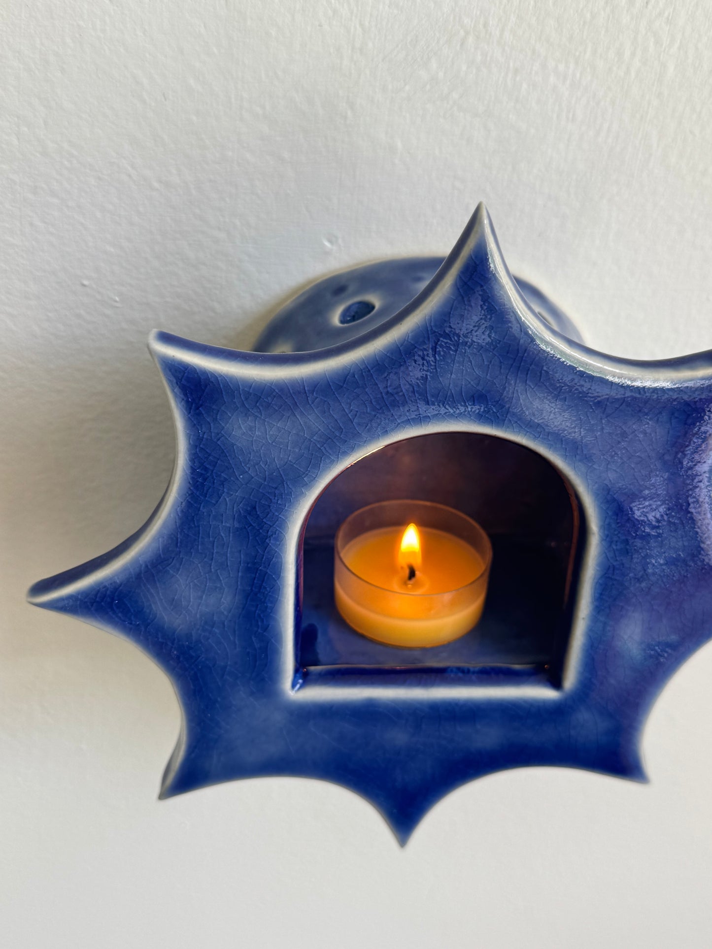 Royal Crackle Blue Star