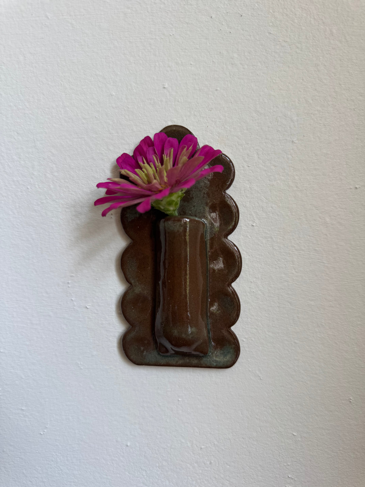 Scalloped Wall Vase