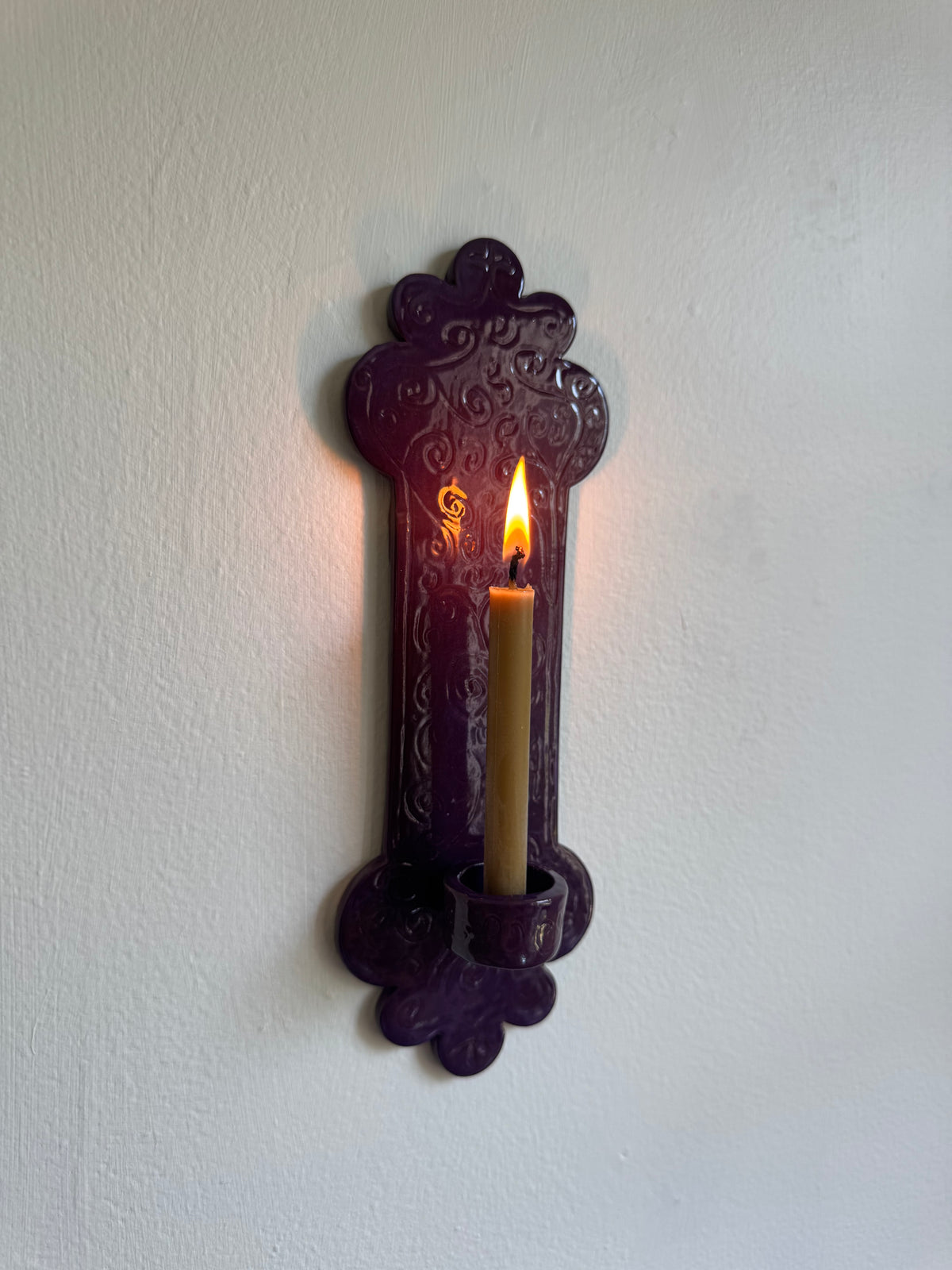 Plum Whimsical Rae Sconce