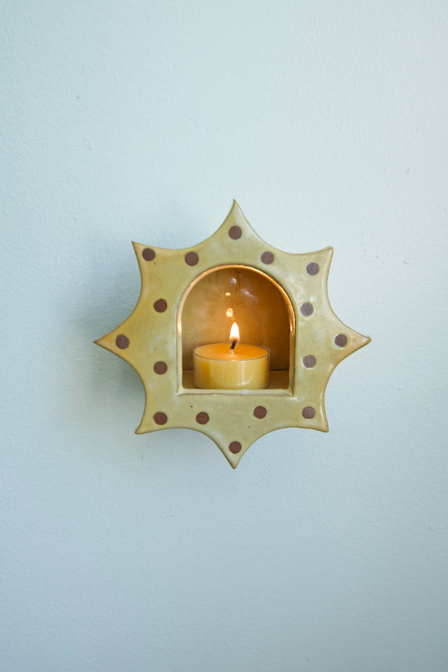 Neutral Polka Dot Star