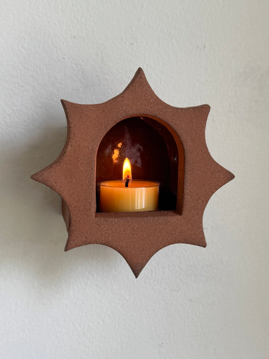 Natural Glossy Brown Star