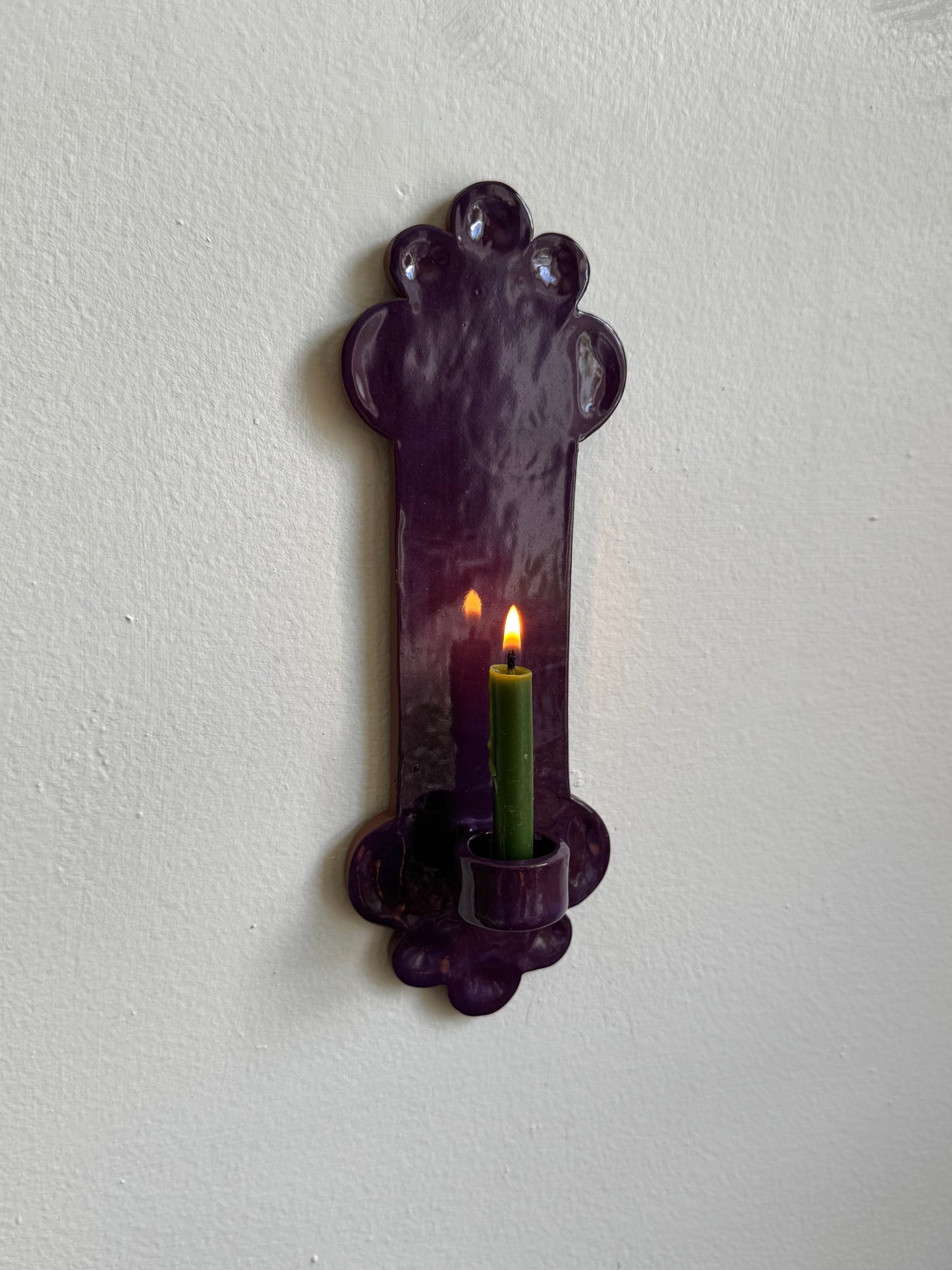 Dark Plum Rae Sconce