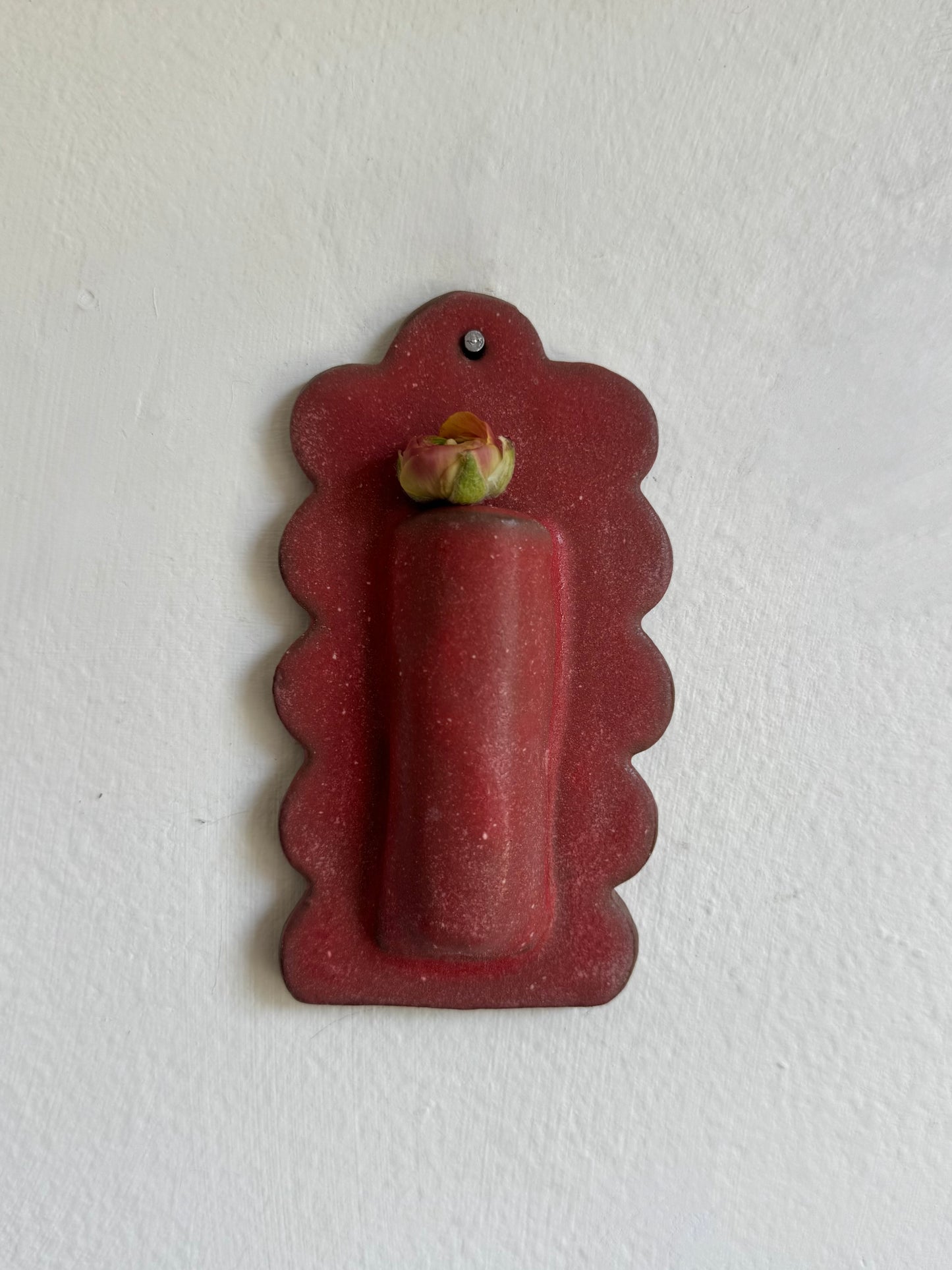 Scalloped Wall Vase