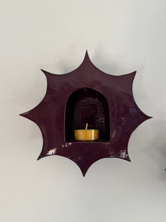 Large Dark Plum Star