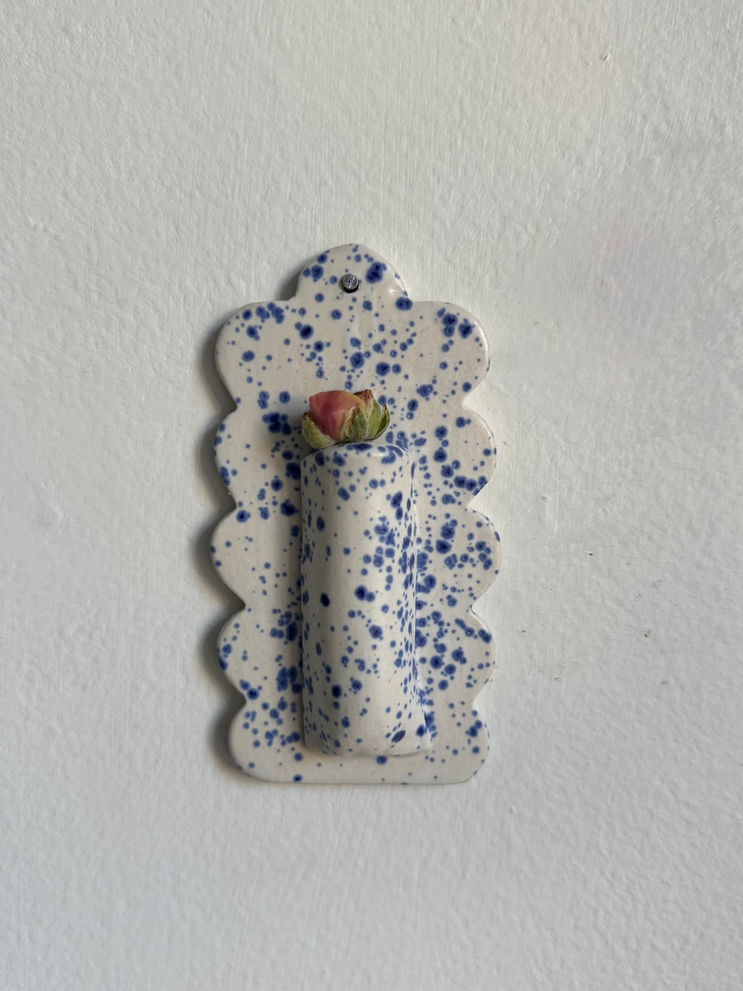 Scalloped Wall Vase