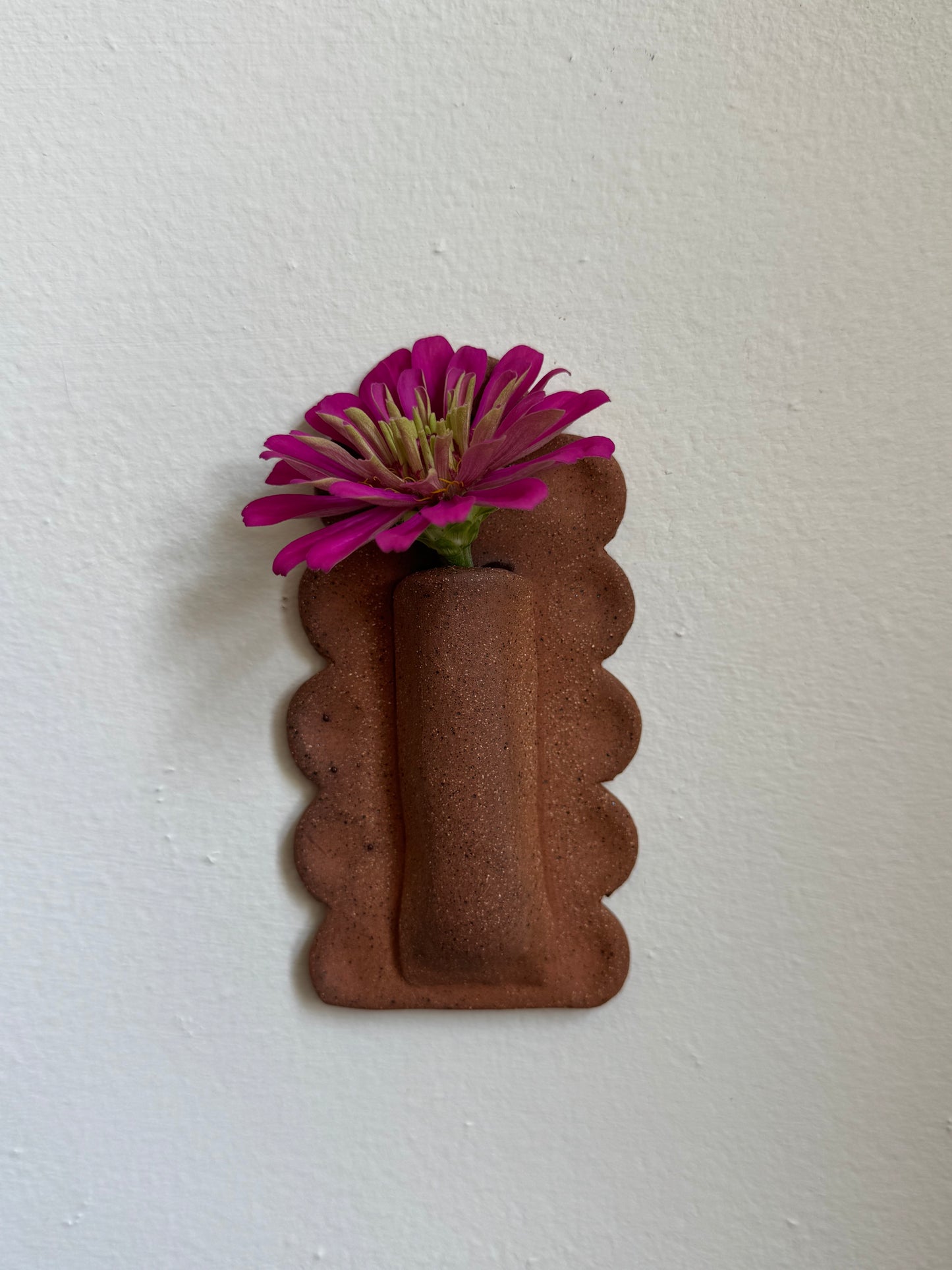 Scalloped Wall Vase