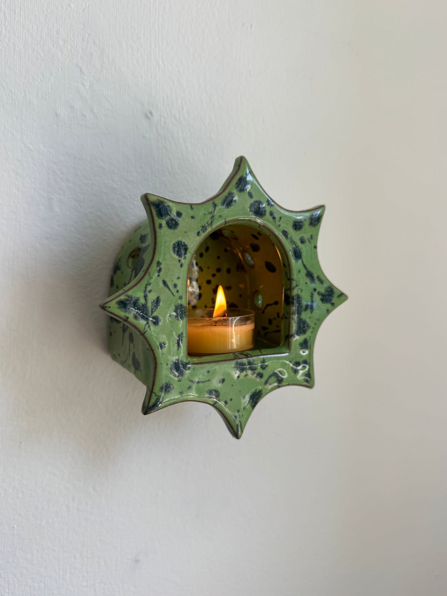Green Splatter Star