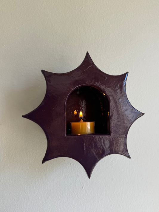 Large Dark Plum Star