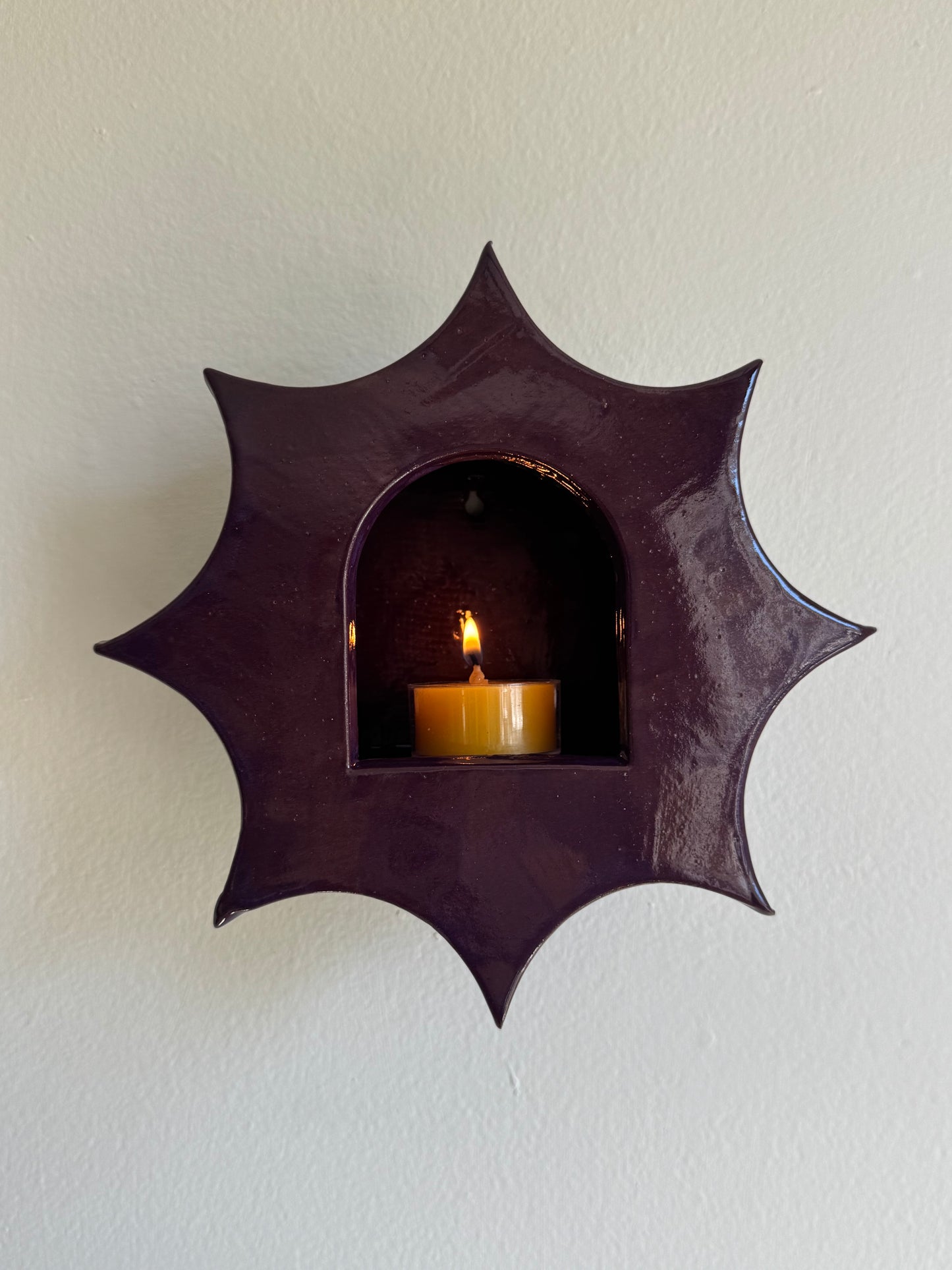 Large Dark Plum Star