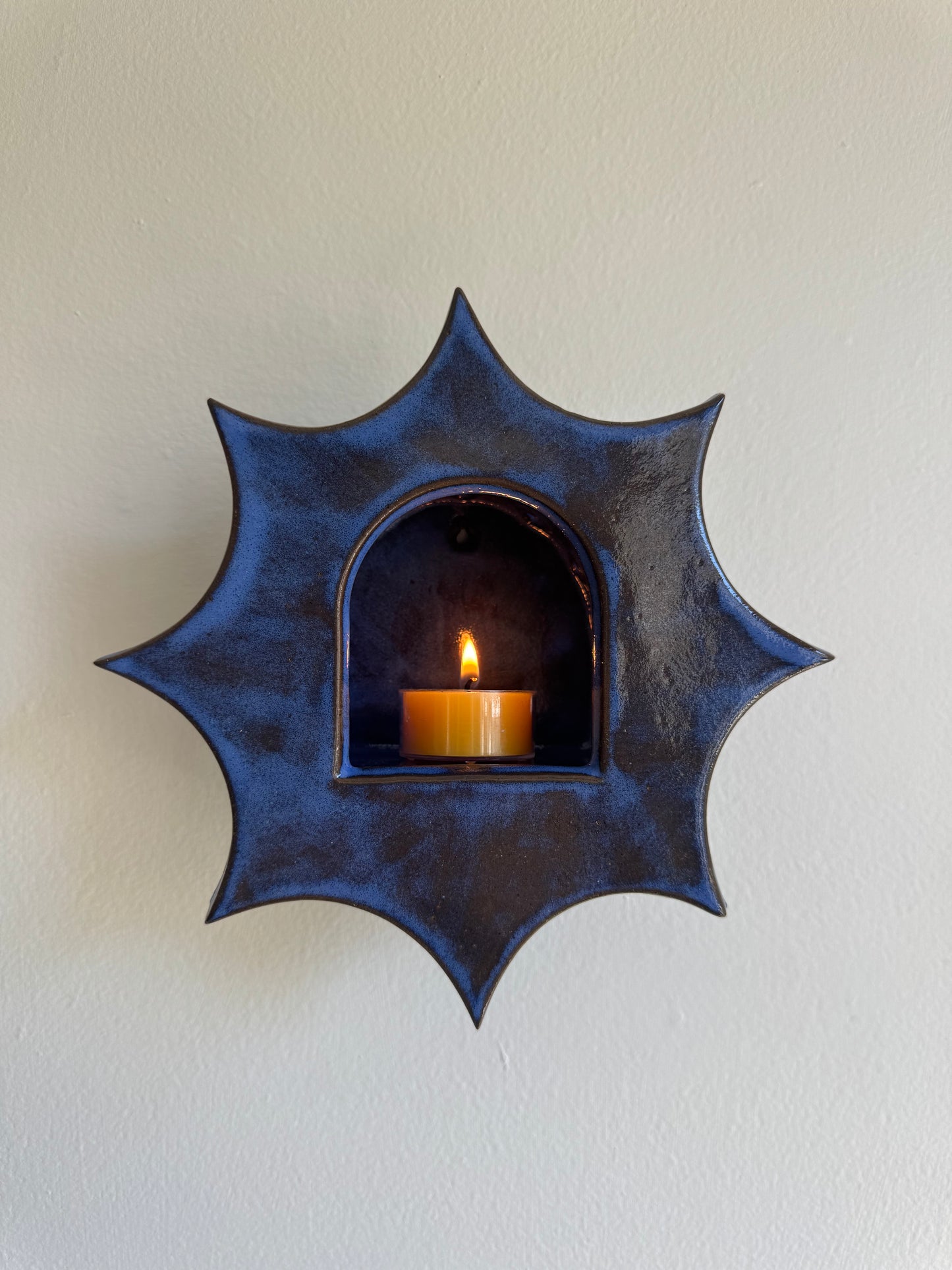 Large Darker Stormy Blue Star