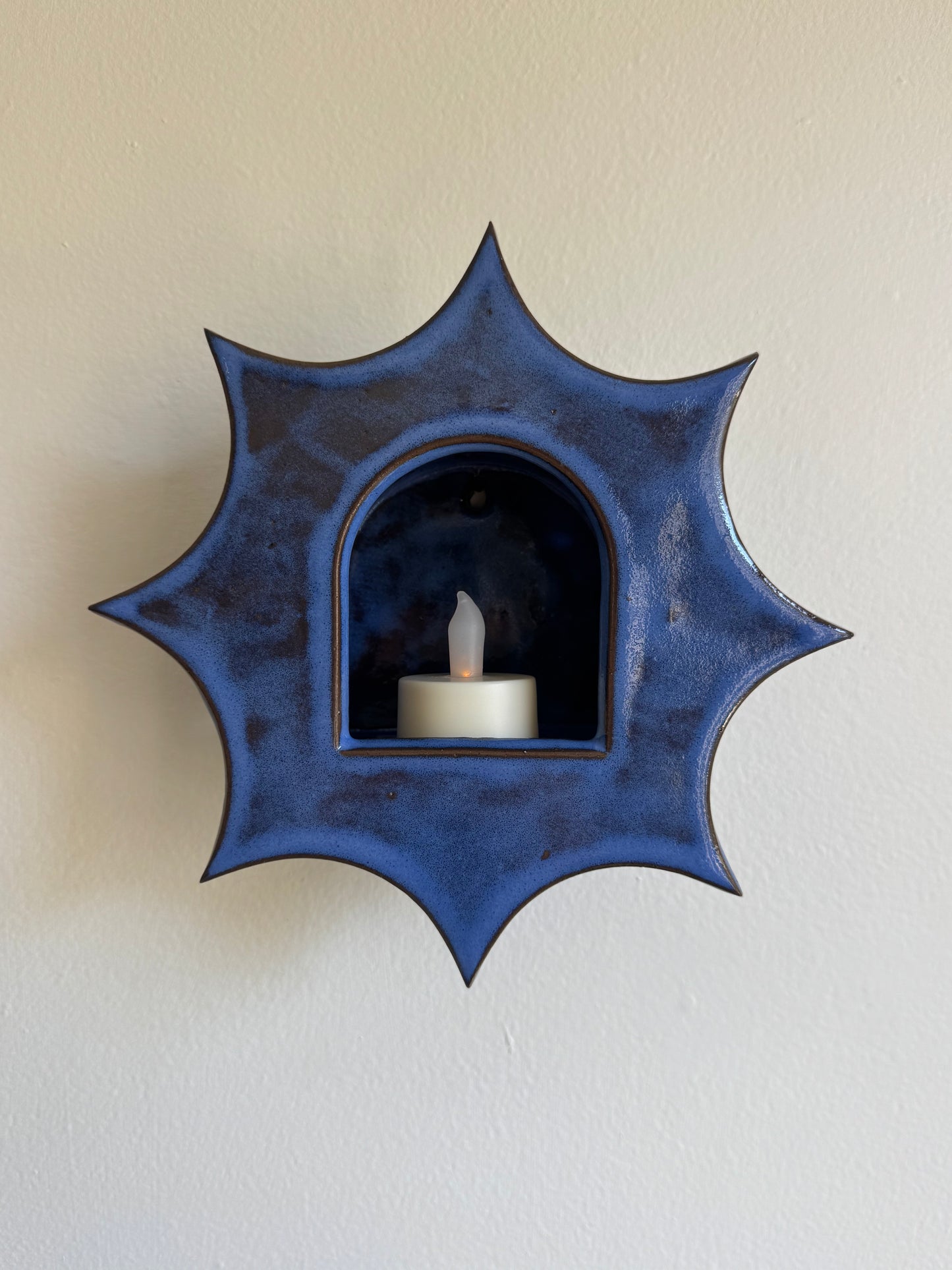 Large Darker Stormy Blue Star