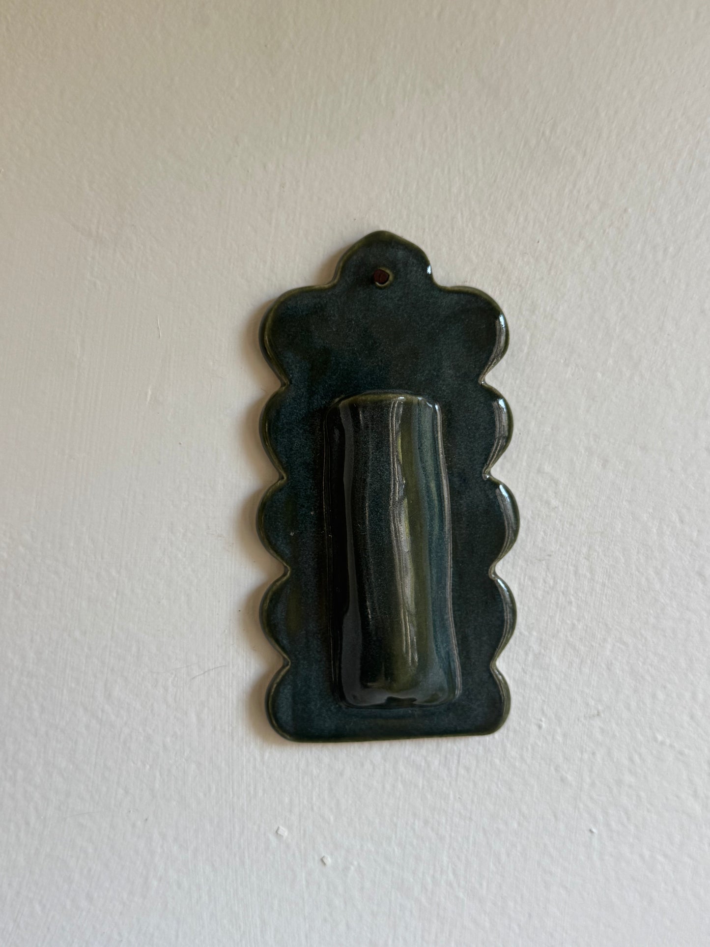 Scalloped Wall Vase
